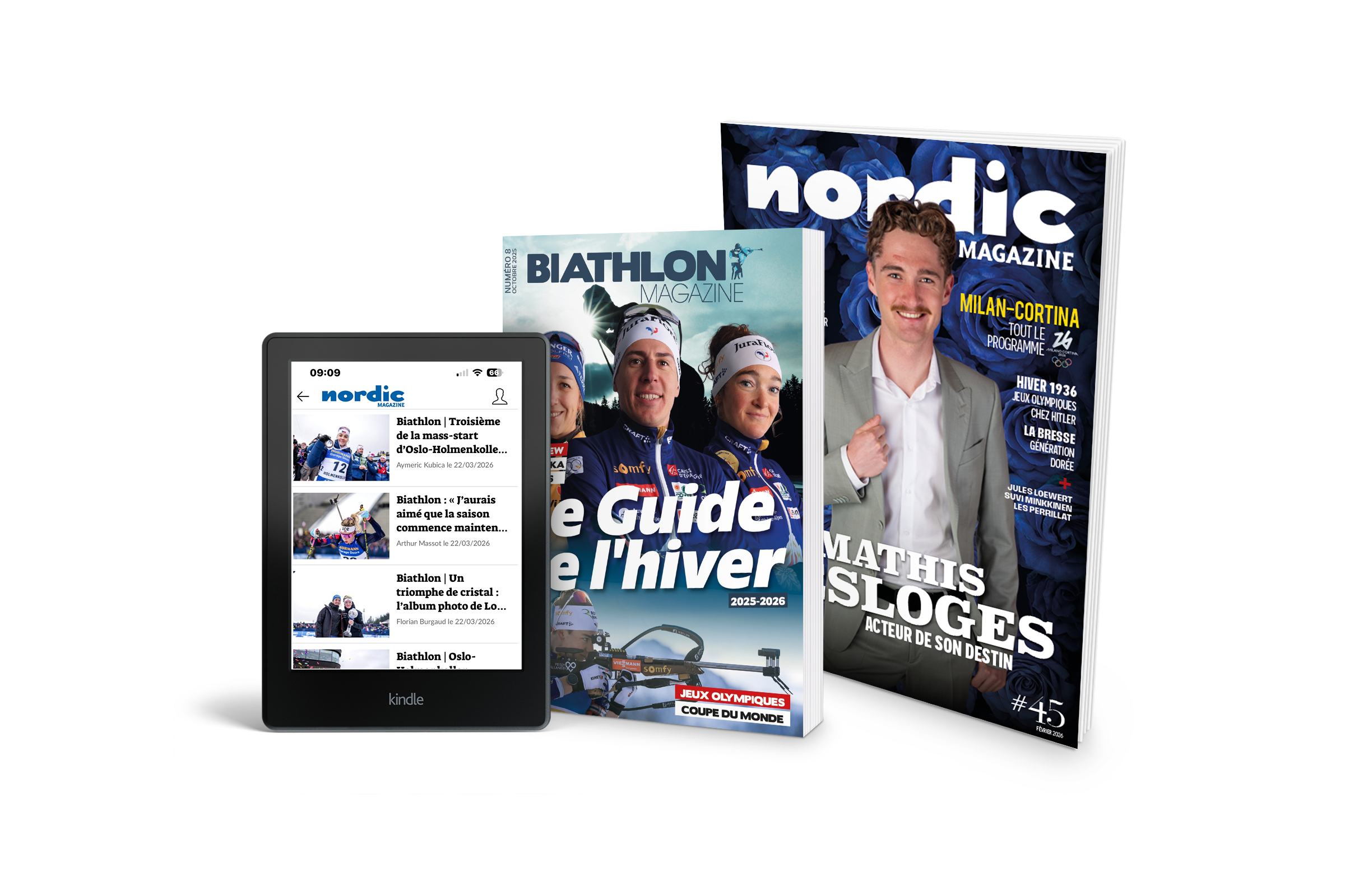 Magazines Nordic Magazine, Biathlon Magazine, Numéro 39, Nordic Mag, Biathlon, Ski de fond, Saut à ski, Combiné nordique, magazine